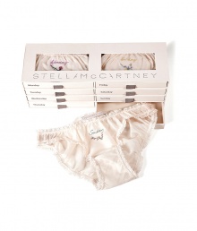 Stylish panties in fine pale rose cotton/silk blend - cute every day week pack with seven color accentuated panties - feminine lace optic - comfortable broad waistband - perfect snug fit - stylish, sexy, seductive - fits under almost all outfits - great as a gift, too