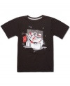 For the little guy who's completely and utterly obsessed with sneakers: This Jordan AJ4 graphic tee from Nike.