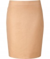 Add instant sophistication to your workweek style with this must-have pencil skirt from Akris - Front on-seam zip pocket, pencil silhouette, concealed back zip closure - Wear with fishnets, a tie-neck blouse, a slim trench, and platform pumps