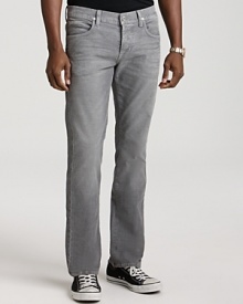 Greet the new season in these handsome Hudson pants, rendered in cool gray corduroy.