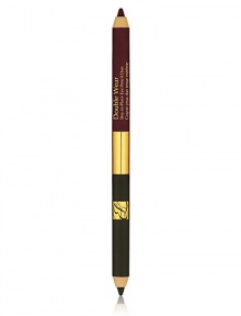 Two eye-opening shades in one dual-ended pencil. Long-wearing eye pencil lines and defines with smooth, even color that looks fresh all day. Wears for 12 hours. Sets in seconds. Lightweight, creamy formula glides on effortlessly. Rich, stay-true color that won't feather or bleed.