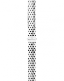 Michele Deco Mini stainless steel watch strap gives your favorite timepiece a new look. Interchangeable with any Michele watch head from the Deco Mini Collection.