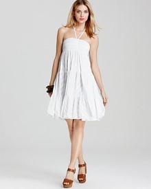 Tie the straps of this Ella Moss striped dress around the neck or in a neat bow at the bust for ultimate versatility.