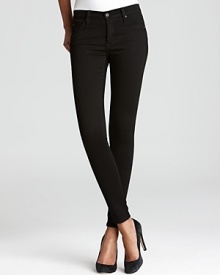 Streamlined and sleek, these James Jeans skinny jeans put a sophisticated spin on classic denim.