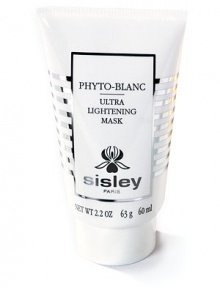 This skin lightening mask has a rich and fresh cream-gel formula that includes a blend of white mulberry, scutellaria and lemon extracts, white clay, shea butter and essential oils of lavender and marjoram. Immediately skin appears more radiant Complexion looks smoother, softer, more moisturized In about 4 weeks skin is lighter and more even For all skin types, including sensitive  2.2 oz.