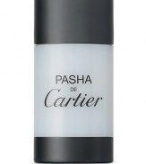 A fresh and classical scent for men with a passion for beautiful things. To indulge in Pasha de Cartier is to choose a masculine perfume that shares the serenity of elegance and an irresistible virility. 2.5 oz. 