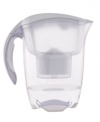 Always have cold, fresh and pure water on tap with this high-tech pitcher that transforms the way you drink.  The convenient pour-through lid keeps spills to a minimum and the micro-computer alerts you to when it's time to change the filter. 3-month warranty. Model 1001491.