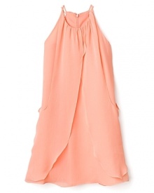 Blush by US Angels Girls' Crinkle Chiffon Aprioct Dress - Sizes 7-14