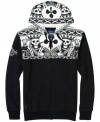 Keep your wardrobe fresh and keep your 'tude real with this fitted hoodie by Ecko Unltd.