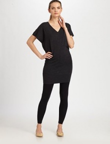 A comfy-chic design made from soft merino wool, featuring a feminine v-neckline and elegant dolman sleeves.V-neckDolman sleevesPatch pocket detailBanded hemPull-on styleAbout 25 from natural waistMerino woolDry cleanImported Model shown is 5'10 (177cm) wearing US size Small. 