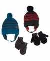 Gear up your baby boy with these hat and mitten sets from Levis. Great snow style! (Clearance)