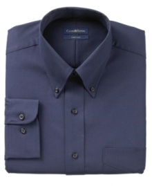 You never can have too many. Stock up on updated essentials with this solid dress shirt from Club Room.