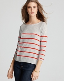 Quotation: Autumn Cashmere Sweater - Sailor Stripe Flared