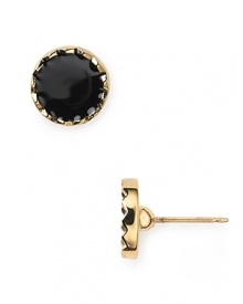 Mark the dot. Designed to punctuate every look, kate spade new york's enamel studs are a classic adornment with eye-catching appeal.