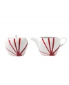 Sprinkle your table with vibrant red flowers with the light and breezy Pure Red sugar and creamer set from Mikasa. The classic shape makes this dinnerware and dishes collection ideal for everyday use while the airy, organic design also makes a festive dinner party set.