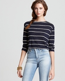 Kain Label Tee - Trilby Cropped Stripe Tee