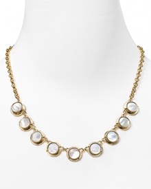 This stately bib necklace from kate spade new york seems made for a transatlantic journey on an luxury ocean liner.