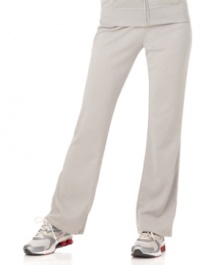 Nike's lightweight pants are always in fashion with a sassy bootcut ... pair with a casual tee for a relaxed look.