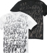 Add some style to your short-sleeved look with these graphic tees from Marc Ecko Cut & Sew.