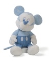 Ultrasoft plush Mickey Mouse doll in a blue motif.