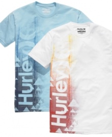 Get graphic. This tee from Hurley is a rocking look for your on-the-street style.