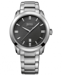 With an enduring silhouette, this Hugo Boss dress watch will always be in style.