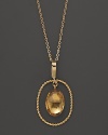 Rosecut citrine adds rich sparkle to 14K yellow gold. By Nancy B.