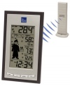 Keep up-to-date information on the weather at your fingertips with this solor powered temperature sensor and clock from Weather Channel.