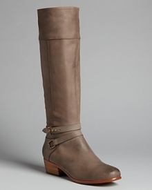 Embrace daily Joie de vivre in these easygoing tall boots; they have casual style wrapped up.