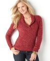 Snuggle into this classic sweater from Charter Club! Look chic on crisp days when you match it with dark jeans and flats.