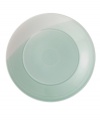 Perfect for every day, 1815 dinner plates from Royal Doulton feature sturdy white porcelain streaked with pale green for serene, understated style.