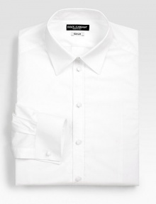 Clean, crisp sartorial standard tailored in fine Italian cotton.Button-frontPoint collarCottonDry cleanMade in Italy