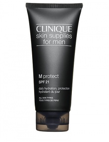 Essential hydration plus UV protection. Soothes, improves skin's condition. For all skin types. 3.4 oz. 