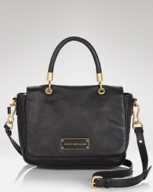 Perfect the art of on-trend accessorizing with this leather satchel from MARC BY MARC JACOBS. In a versatile shape, it's roomy enough to use as your day bag but cool enough to take with you after dark.