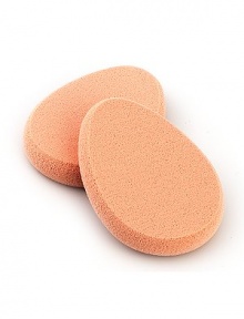 Each egg-shaped sponge is designed to absorb makeup foundation and ensure its smooth, even, flawless application on all areas of the face. Package of four. Made in USA. 