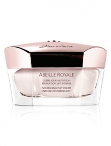 Enhanced with Guerlain's exclusive Royal Jelly, this deeply nourishing and firming day cream has an intense lifting action, leaving contours of the face redefined. Imperfections are reduced leaving skin luminous. Made in France. 1.7 oz. 