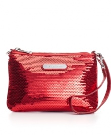 Complete your cocktail-party look with this glam-chic sequin wristlet from MICHAEL Michael Kors.