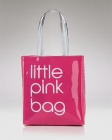 Carry all your essentials in Bloomingdale's style with this PVC tote, printed with our signature block lettering. Double handles, open top. Unlined.A long-lasting take on our regular shopping bag shows the world you care about making a difference - and $2 from the sale of each bag goes to BCRF.