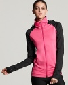 Made with Dri-FIT technology to wick away moisture, this Nike jacket is a workout must-have for cooling temps.