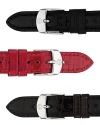 Genuine alligator 18 mm interchangeable strap. 5-7 long. Fits Deco and CSX collections.