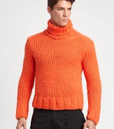 Crafted from a luxurious merino wool blend, this chunky turtleneck sweater provides sumptuously soft protection against chilly weather.Turtleneck50% merino wool/50% alpacaDry cleanImported