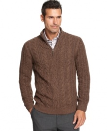 Perfect for layering, this Tasso Elba sweater will be a key piece in your cold-weather rotation.