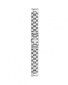 A beautiful and comfortable stainless steel watch bracelet from Michele.