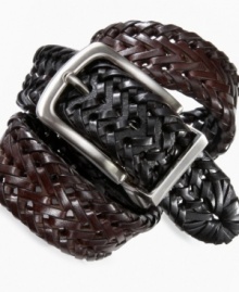 A braided belt from Nautica that he can wear with anything from his blue jeans to his best suit.