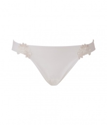 Add some elegance to your lingerie favorites with these lace-laden briefs from La Perla - V-shaped bikini briefs, slim fit, lace detailing at waistband - Perfect under virtually every outfit