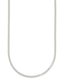 Very well-connected. Giani Bernini's sterling silver baby rolo chain is the perfect necklace to bring any ensemble together. Approximate length: 18 inches.