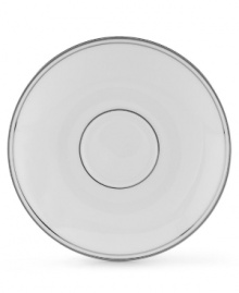 From the Lenox Classic Collection, Federal Platinum formal dinnerware and dishes add a luxurious note to your table. Made of exquisite white bone china with platinum trim, a complete selection of pieces is available. Coordinating Debut Platinum crystal stemware adds the finishing flourish. Qualifies for Rebate