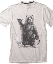 Heed the call of the wild with this graphic tee from Quiksilver.