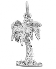 Commemorate your favorite trip to the tropics! Rembrandt's intricate palm tree charm is crafted from sterling silver and will make the perfect addition to your favorite charm bracelet or necklace. Approximate drop: 1 inch.