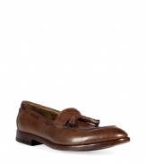 Inject preppy-cool style into your dressed up or dressed down look with these classic loafers from Paul Smith - Slightly pointed toe, tonal stitching, tassel detail, slip-on style - Pair with chinos or jeans, a classic button down, and a cardigan